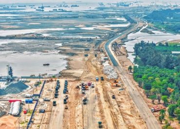 Công nghệ xây đô thị lấn biển Vinhomes Green Paradise tại Cần Giờ