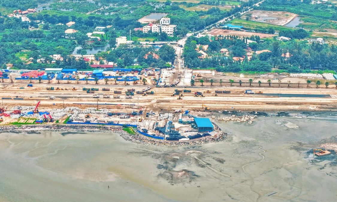 Công nghệ san lấp biển Cần Giờ đề cao yếu tố bền vững, môi trường