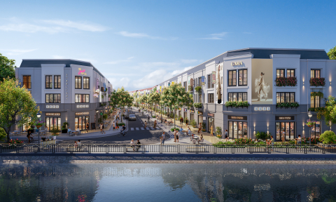 Phố thương mại kết hợp trải nghiệm ven sông tại Mekong District