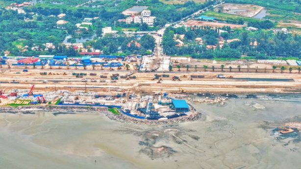 Vinhomes Green Paradise ứng dụng công nghệ gia cố bùn của Nhật