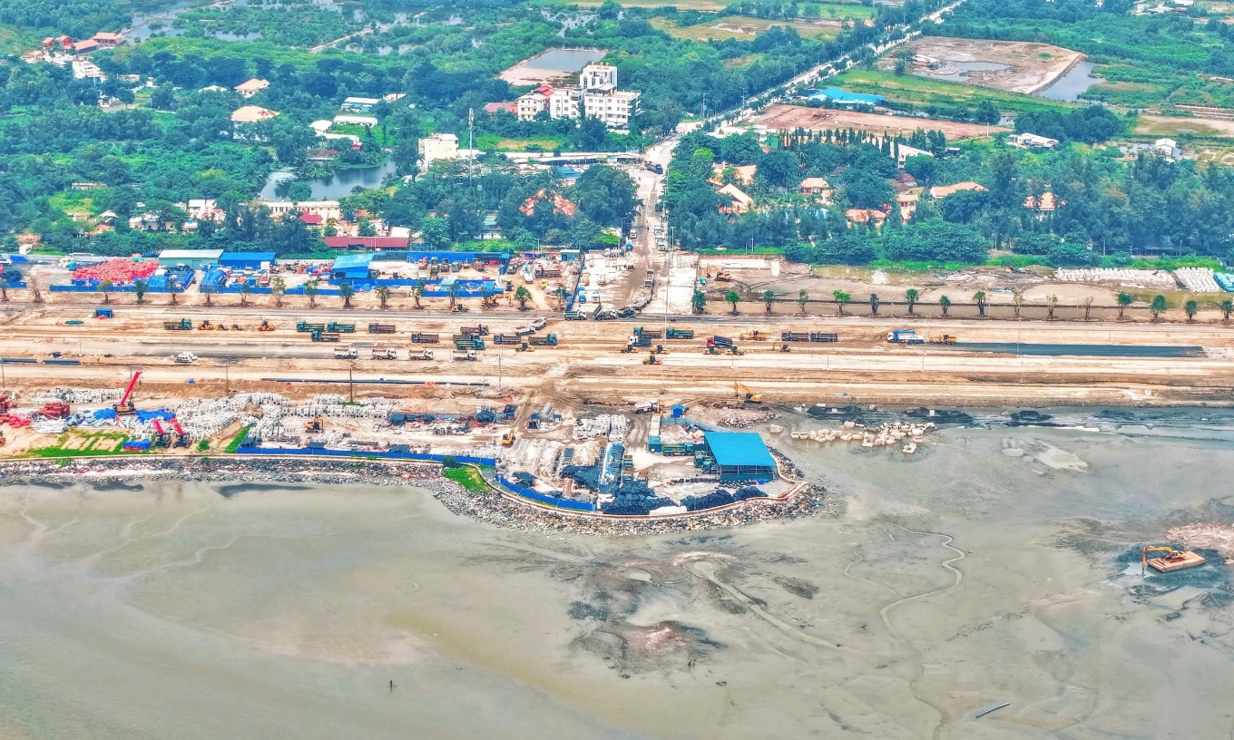 Vinhomes Green Paradise ứng dụng công nghệ gia cố bùn của Nhật