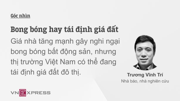 Bong bóng hay tái định giá đất