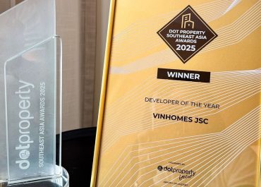 Vinhomes nhận giải nhà phát triển bất động sản khu vực Đông Nam Á