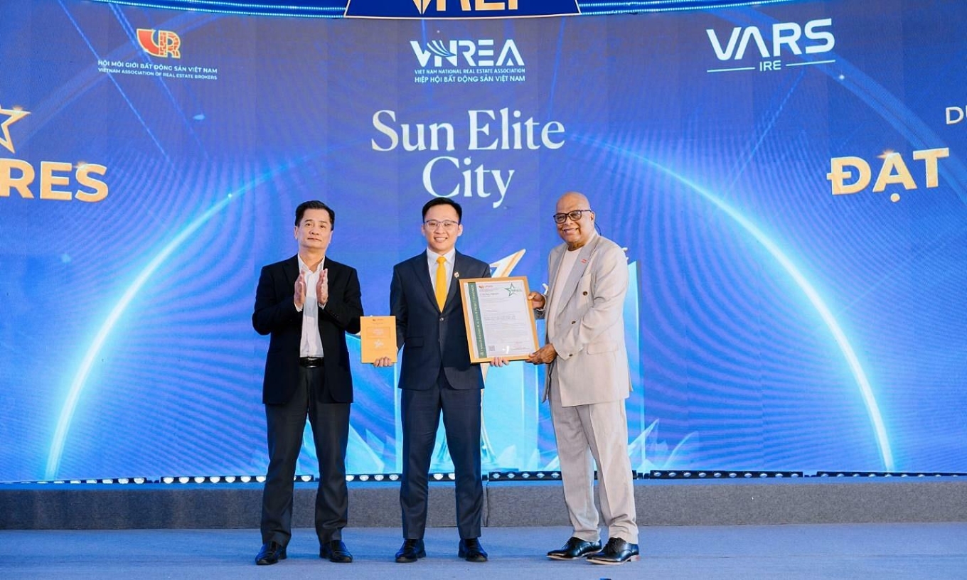 Sun Elite City nhận giải 'Dự án bất động sản đạt chuẩn xuất sắc Việt Nam'